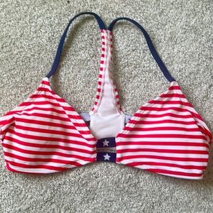 American Flag 4th of July Bikini Top